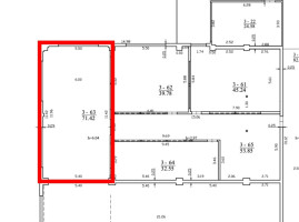 Nuomojamos administracinės patalpos Dariaus ir Girėno g., Naujininkai, Vilniaus m., Vilniaus m. sav., 71.42 m2 ploto 13