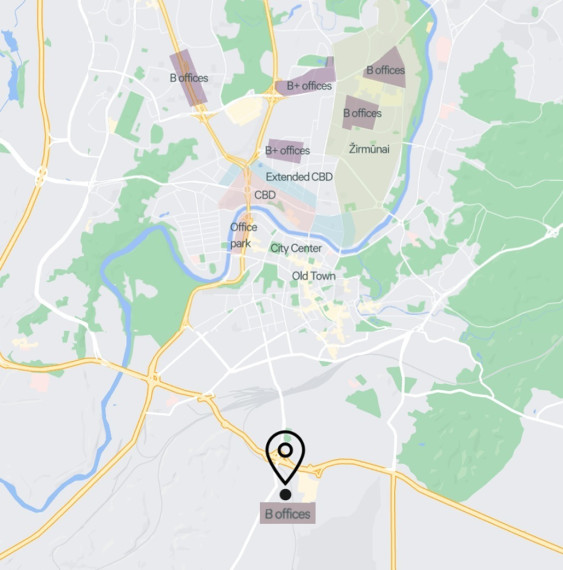 Nuomojamos administracinės patalpos Dariaus ir Girėno g., Naujininkai, Vilniaus m., Vilniaus m. sav., 40.61 m2 ploto 21