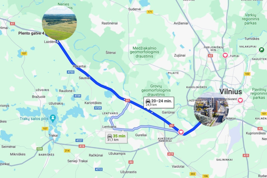 Parduodamas  sklypas Plento g., Lazdėnų k., Elektrėnų sav., 610 a ploto 9