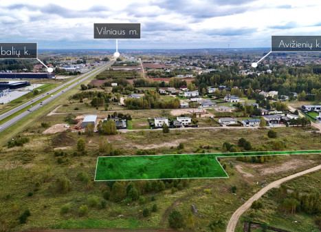 Parduodamas sklypas šalia Ukmergės plento, Raisteniškių vs.