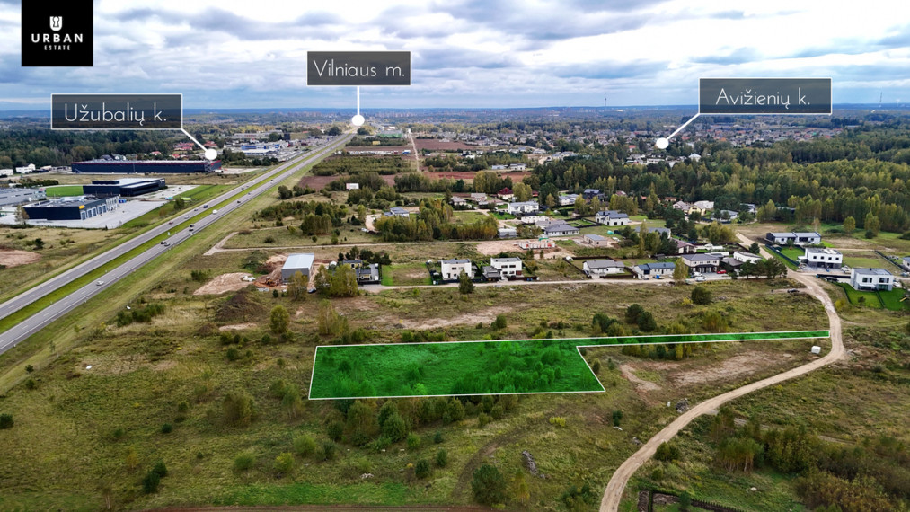 Parduodamas sklypas šalia Ukmergės plento, Raisteniškių vs. 1