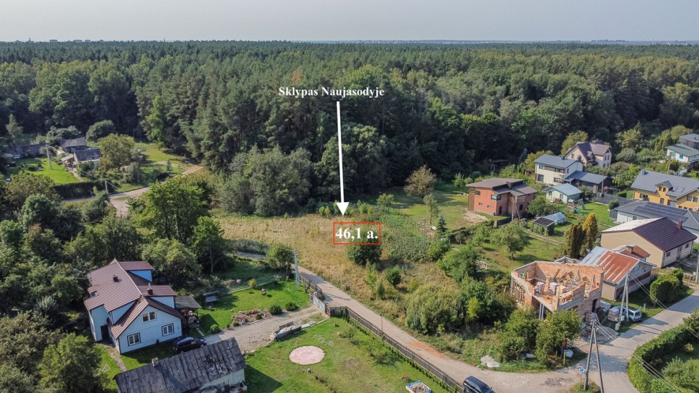 Parduodamas  sklypas Vytauto g., Naujasodžio k., Kauno r. sav., 46.1 a ploto 3