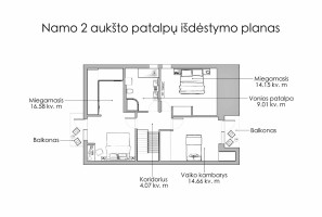 Parduodamas namas Skalvos g., Didieji Gulbinai, Vilniaus m., Vilniaus m. sav., 135.47 m2 ploto, 2 aukštai 27