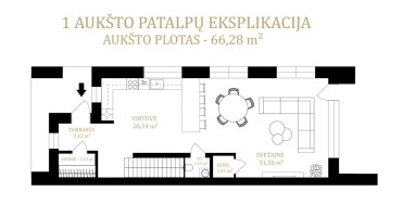 Parduodamas namas Miškinių g., Vilniaus m., Vilniaus m. sav., 135.6 m2 ploto, 2 aukštai 21