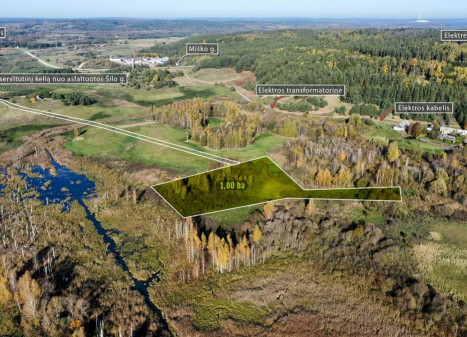 Parduodamas  sklypas Semeliškių k., Elektrėnų sav., 100 a ploto