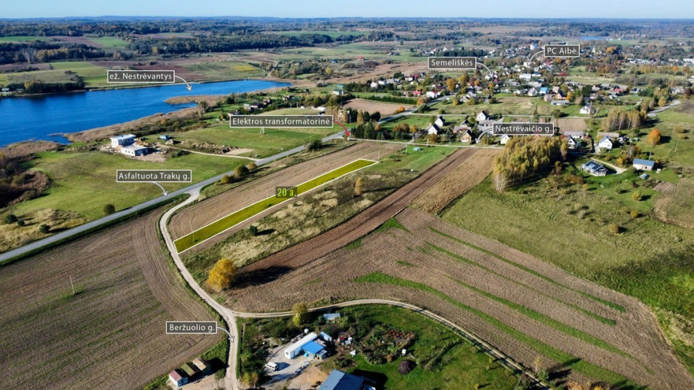 Parduodamas kitos paskirties sklypas Elektrėnų sav., Semeliškių k., Beržuolio g., 20 a ploto 5