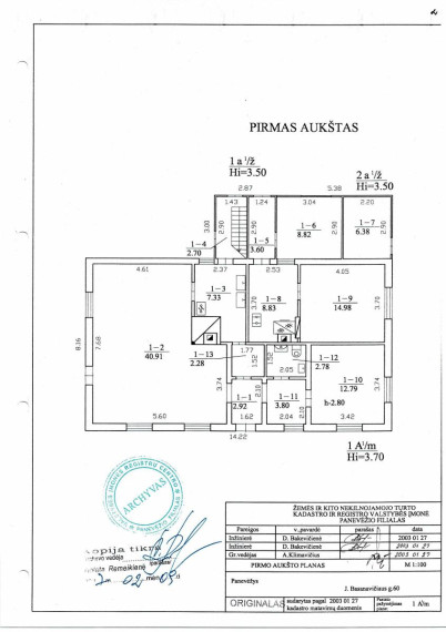 Parduodamas namas J. Basanavičiaus g., Centras, Panevėžio m., Panevėžio m. sav., 169.30 m² ploto 4 kambariai 4