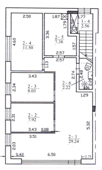 Parduodamos administracinės, paslaugų, prekybos patalpos Dujotiekio g., Dainava, Kauno m., Kauno m. sav., 66.29 m2 ploto 14