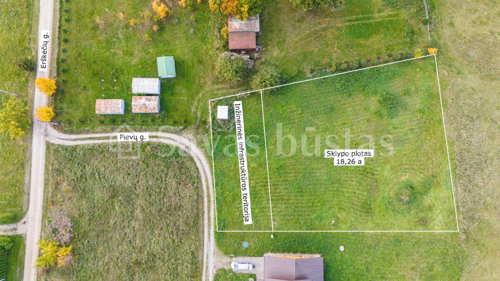 Parduodamas sklypas Pievų g., Vinkšnėnų k., Šiaulių r. sav., 18.26 a ploto 5