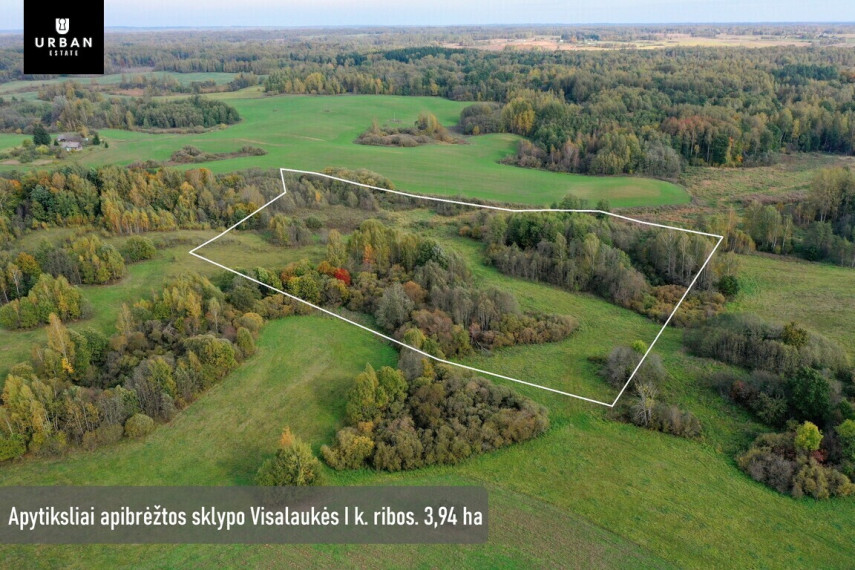 Parduodamas sklypas Visalaukės I k., 394 a ploto 1