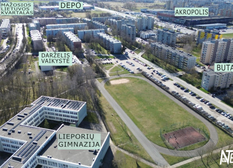 Parduodamas butas Krymo g., Lieporiai, Šiaulių m., Šiaulių m. sav., 49.88 m² ploto 2 kambariai
