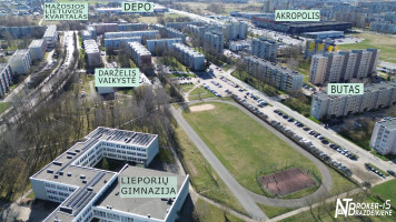 Parduodamas butas Krymo g., Lieporiai, Šiaulių m., Šiaulių m. sav., 49.88 m² ploto 2 kambariai 1