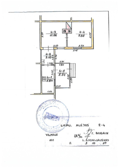 Parduodamas butas Tremtinių g., Naujoji Vilnia, Vilniaus m., Vilniaus m. sav., 35.40 m² ploto 2 kambariai 6