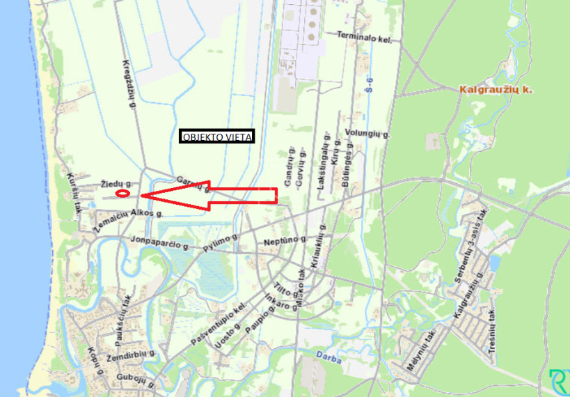 Parduodamas sklypas Kregždžių g., Palangos m., Palangos m. sav., 17 a ploto 3