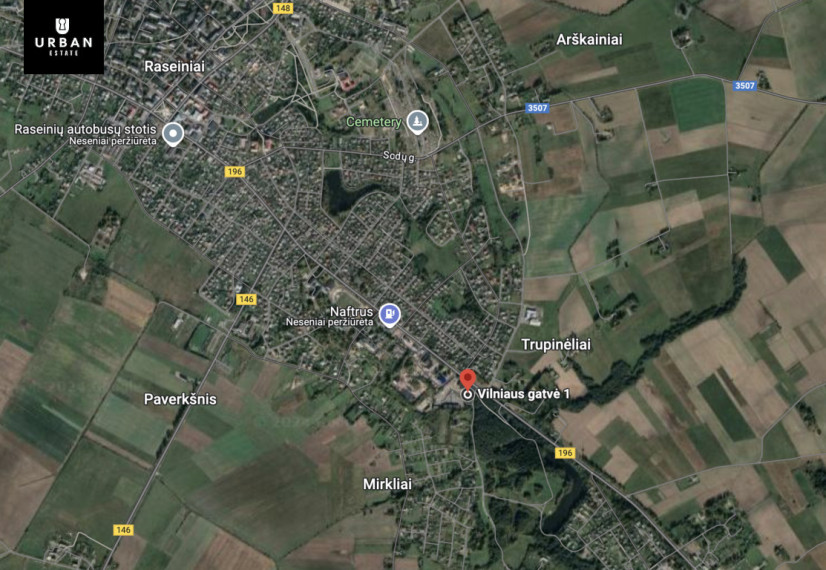 Parduodamos patalpos Vilniaus g., Raseiniuose, 4602 kv.m ploto 30