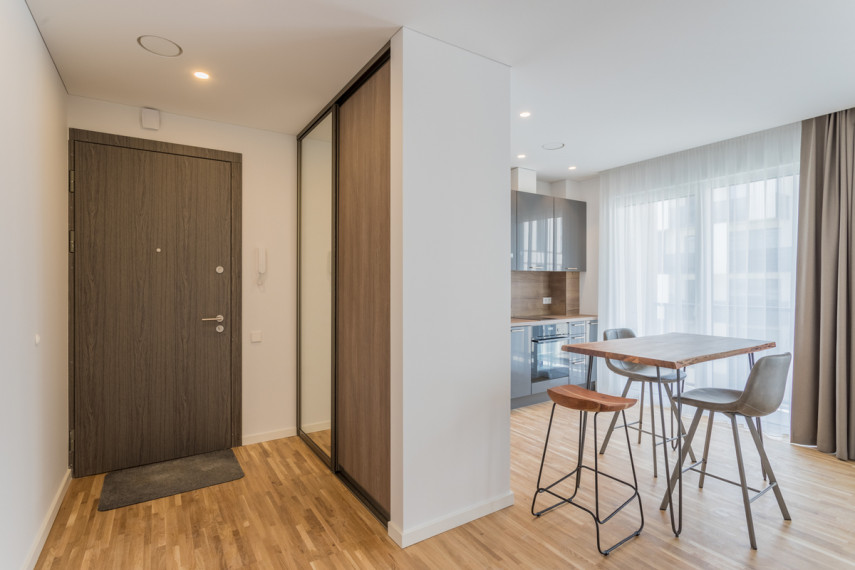 Nuomojamas butas Krokuvos g., Šnipiškės, Vilniaus m., Vilniaus m. sav., 31 m2 ploto, 1 kambariai 5