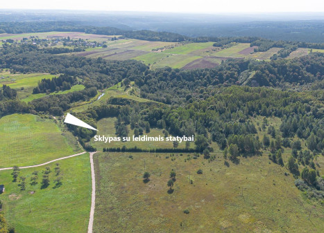 Parduodamas sklypas Bradeliškių k., Vilniaus r. sav., 385 a ploto