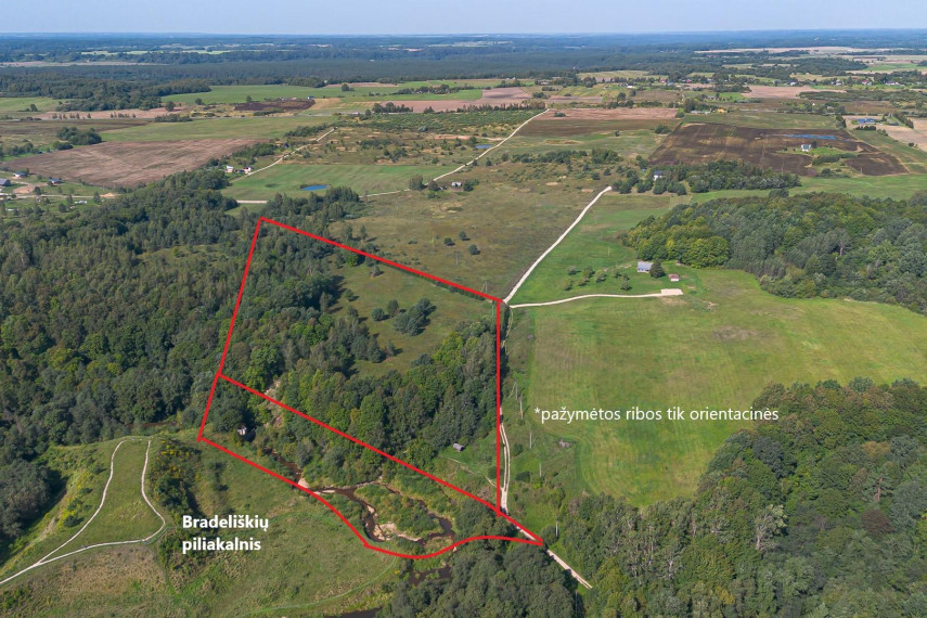 Parduodamas sklypas Bradeliškių k., Vilniaus r. sav., 385 a ploto 2