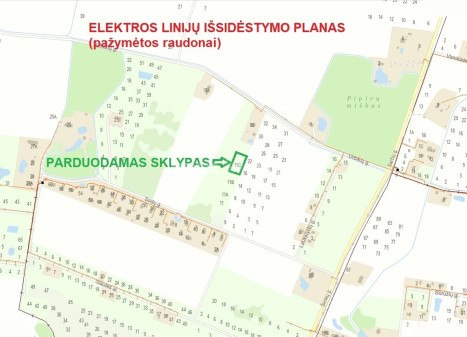 Parduodamas namų valdos paskirties sklypas Sodų g., Radailių k., Klaipėdos r. sav., 25 a ploto