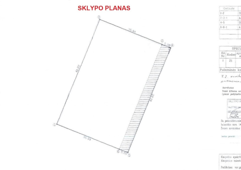 Parduodamas namų valdos paskirties sklypas Sodų g., Radailių k., Klaipėdos r. sav., 25 a ploto 4