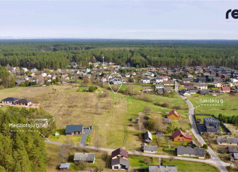 Parduodamas sklypas Sakiškių k., 16.31 a ploto