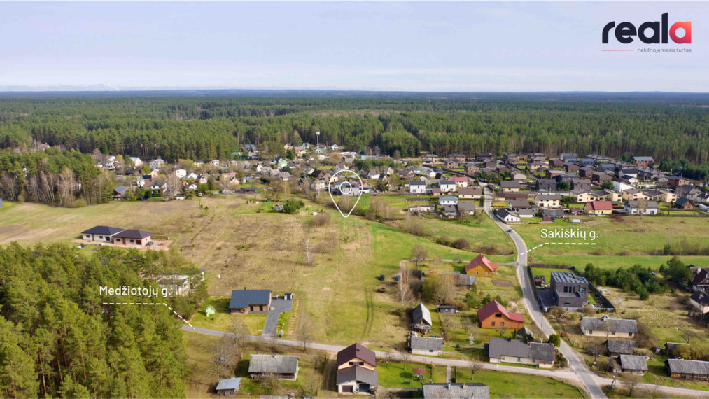 Parduodamas sklypas Sakiškių k., 16.31 a ploto 1
