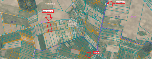 Parduodamas  sklypas Vytaučių k., Klaipėdos r. sav., 162 a ploto 2