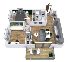 Parduodamas butas Kalvarijų g., Šnipiškės, Vilniaus m., Vilniaus m. sav., 53.59 m2 ploto, 3 kambariai 11