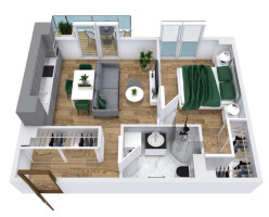 Parduodamas butas Kalvarijų g., Šnipiškės, Vilniaus m., Vilniaus m. sav., 41.82 m2 ploto, 2 kambariai 7