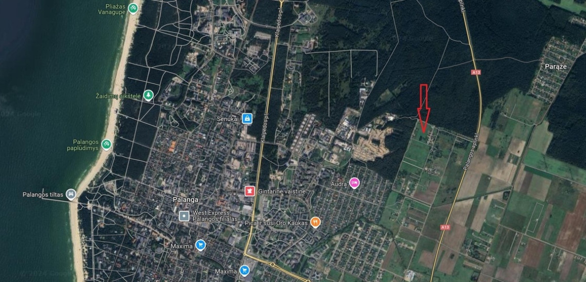 Parduodamas sklypas Didžioji g., Palangoje, 12.01 a ploto 4