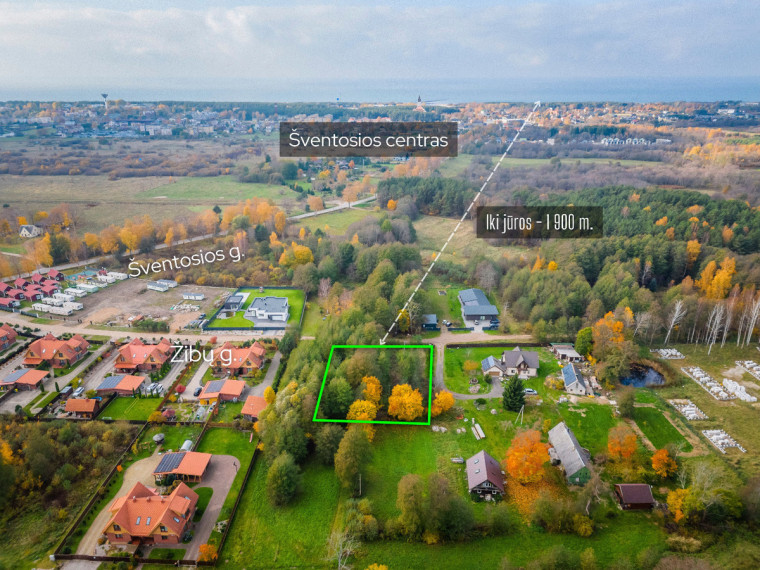 Parduodamas kitos paskirties sklypas Žibų g., Šventoji, Palangos m., Palangos m. sav., 20 a ploto 2