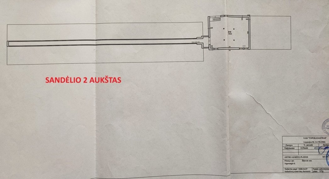 Parduodamos gamybinės, kitos paskirties, sandėliavimo patalpos Mokyklos g., Ingavangio k., Prienų r. sav., 930.53 m2 ploto 20