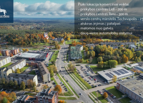 Nuomojamos administracinės, kitos paskirties patalpos Ateities g., Baltupiai, Vilniaus m., Vilniaus m. sav., 184 m2 ploto