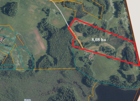 Parduodamas sklypas Stelmužės k., Zarasų r. sav., 808.00 a ploto