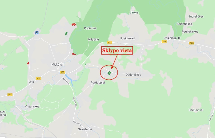 Parduodamas  sklypas Dėdoniškių g., Mickūnų mstl., Vilniaus r. sav., 190 a ploto 11