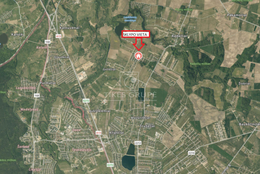 Parduodamas sklypas Radailių k., Klaipėdos r. sav., 8 a ploto 2