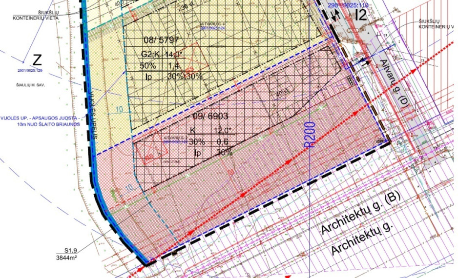 Parduodamas  sklypas Šiaulių m. sav., Šiaulių m., Aitvarų g.2, 69.03 a ploto 20