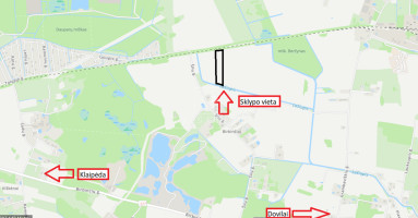 Parduodamas  sklypas Birbinčių k., Klaipėdos r. sav., 151 a ploto 3