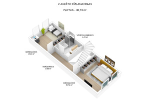 Parduodamas namas Edinburgo g., Tarandė, Vilniaus m., Vilniaus m. sav., 132 m2 ploto, 3 aukštai 7