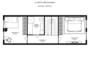 Parduodamas namas Edinburgo g., Tarandė, Vilniaus m., Vilniaus m. sav., 132 m2 ploto, 3 aukštai 14