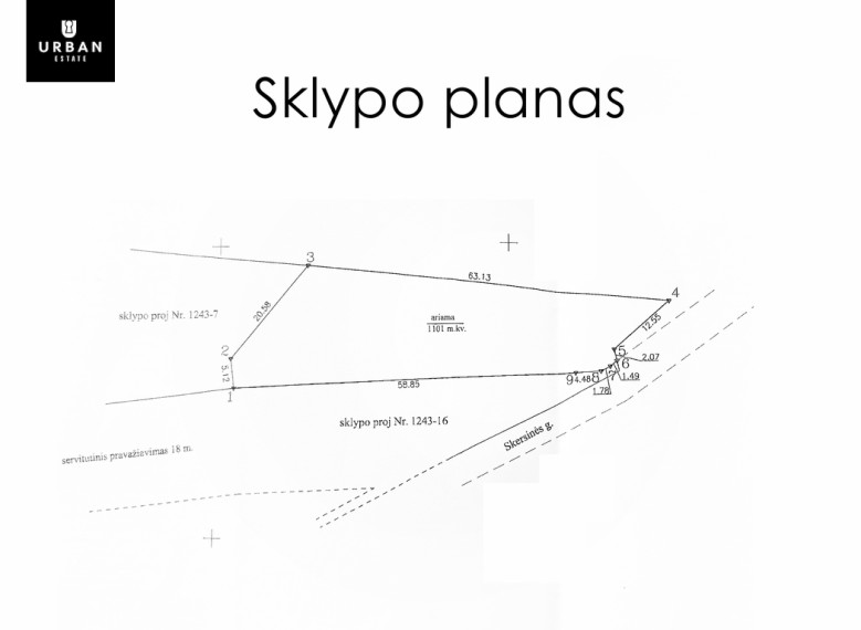 Parduodamas sklypas Siauroji g., Bajorų k., 11.01 a ploto 4