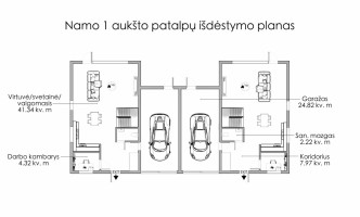 Parduodamas namas Antežerių g., Tarandė, Vilniaus m., Vilniaus m. sav., 133.86 m2 ploto, 2 aukštai 25