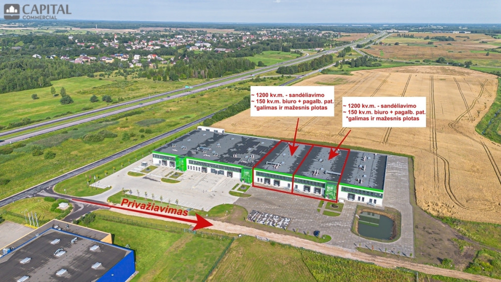 Nuomojamos administracinės, gamybinės, sandėliavimo patalpos Vilniaus r. sav., Budninkų k., Senasis Ukmergės kelias, 2700 m2 ploto 3