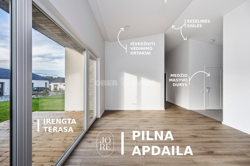 Parduodamas namas Šv. Faustinos g., Skaidiškių k., Vilniaus r. sav., 110 m2 ploto, 1 aukštai 4