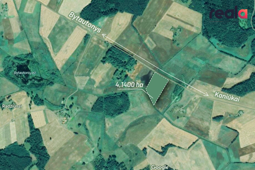 Parduodamas sklypas Bytautonių k., 414 a ploto 1