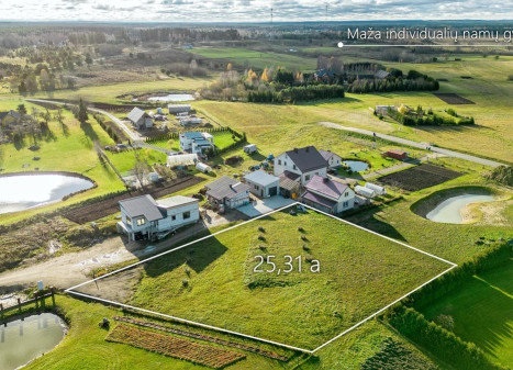 Parduodamas  sklypas Avietyno g., Bezdonių k., Vilniaus r. sav., 25.31 a ploto