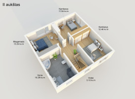 Parduodamas namas Vilniaus r. sav., Klevinės vs., `Girių, 104 m2 ploto, 2 aukštai 7