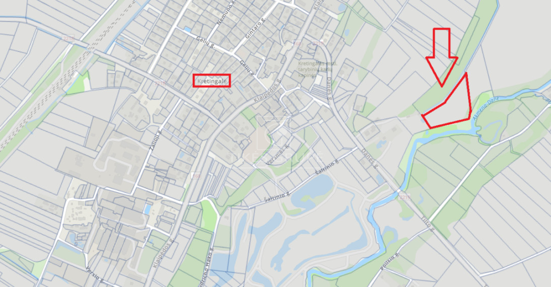Parduodamas sklypas Kretingalės mstl., Klaipėdos r. sav., 196 a ploto 3