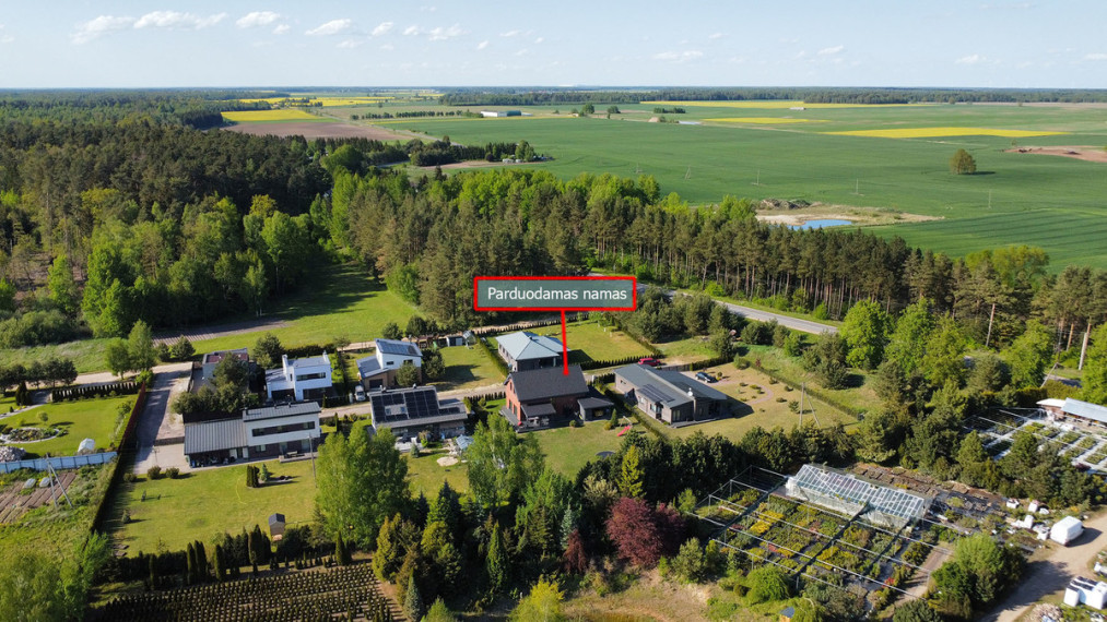 Parduodamas namas Kauno r. sav., Varluvos k., Gervių, 149.07 m2 ploto, 2 aukštai 2