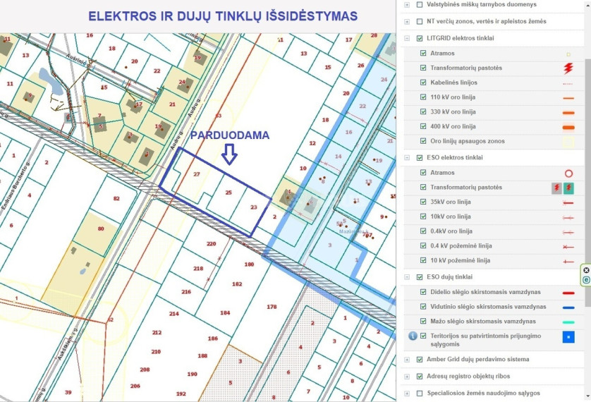 Parduodamas namų valdos paskirties sklypas Stonės g., Mazūriškių k., Klaipėdos r. sav., 60 a ploto 4